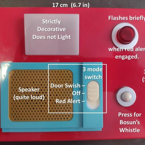 Star Trek Original Series: Wall Communicator Replica Door Chime - Picture 4 of 5
